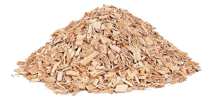 image of pile of wood chip